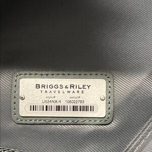 Briggs & Riley Silver Travel Bag